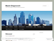 Tablet Screenshot of maximgrigorovich.com